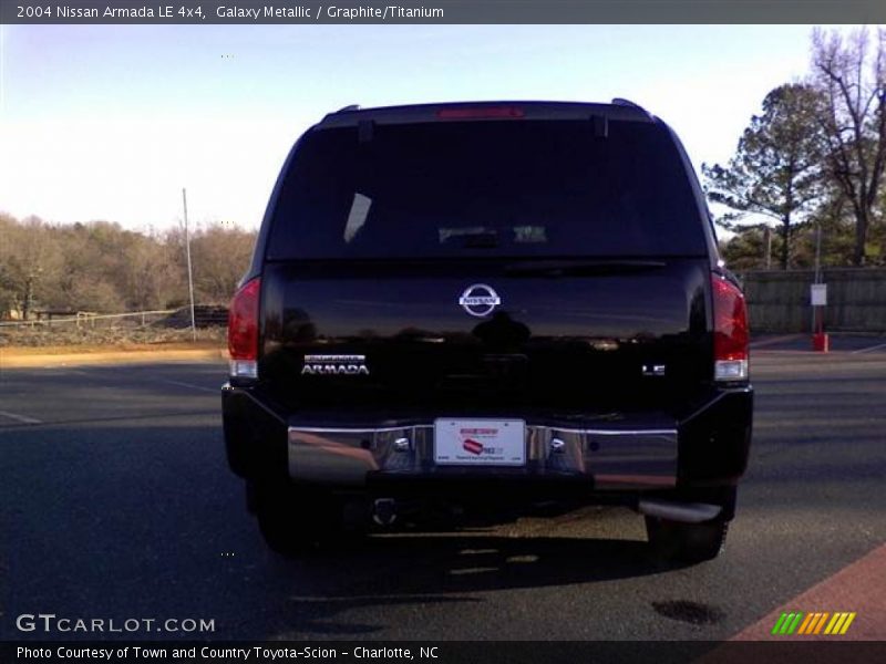Galaxy Metallic / Graphite/Titanium 2004 Nissan Armada LE 4x4