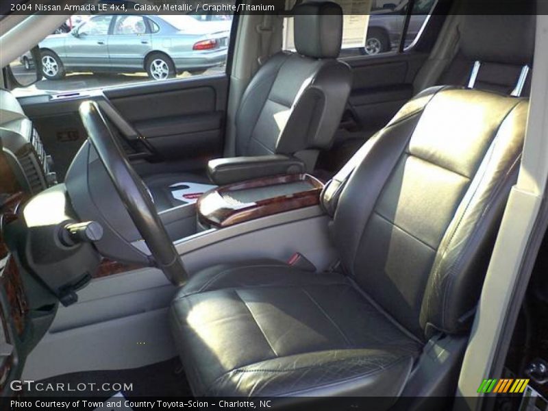Galaxy Metallic / Graphite/Titanium 2004 Nissan Armada LE 4x4