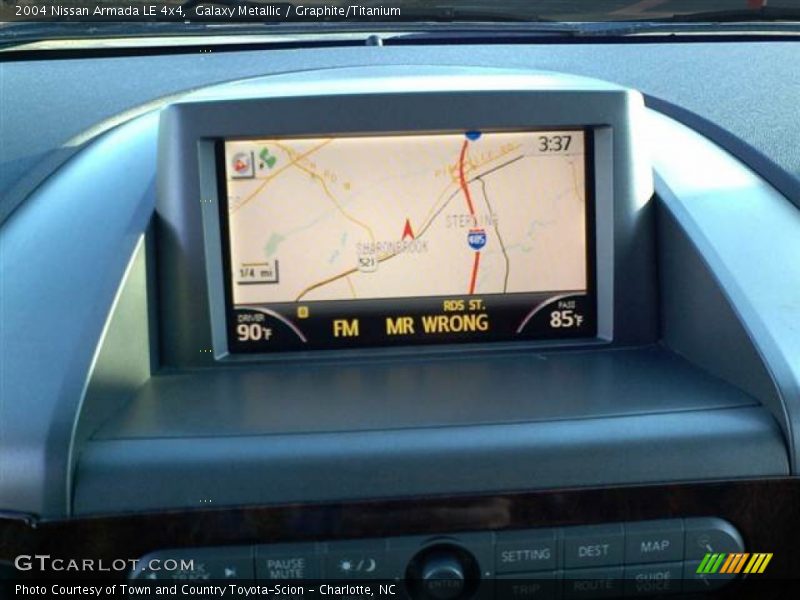 Galaxy Metallic / Graphite/Titanium 2004 Nissan Armada LE 4x4
