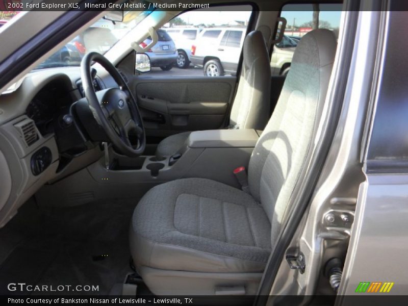 Mineral Grey Metallic / Medium Parchment 2002 Ford Explorer XLS