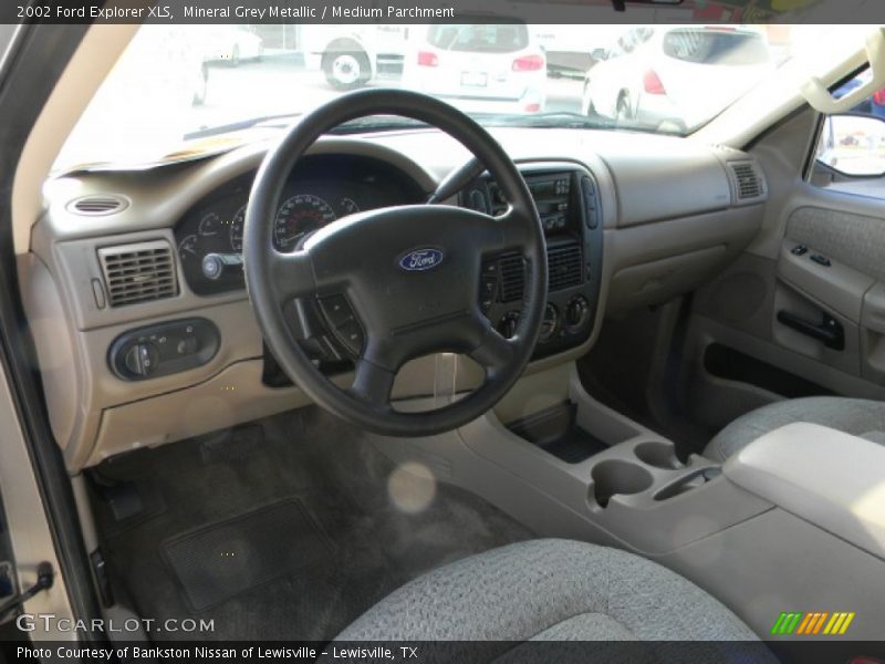 Mineral Grey Metallic / Medium Parchment 2002 Ford Explorer XLS