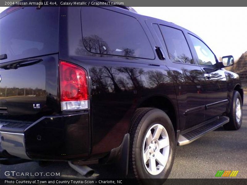 Galaxy Metallic / Graphite/Titanium 2004 Nissan Armada LE 4x4