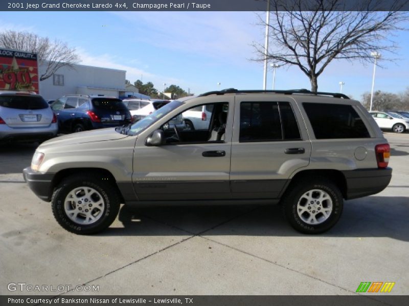 Champagne Pearl / Taupe 2001 Jeep Grand Cherokee Laredo 4x4