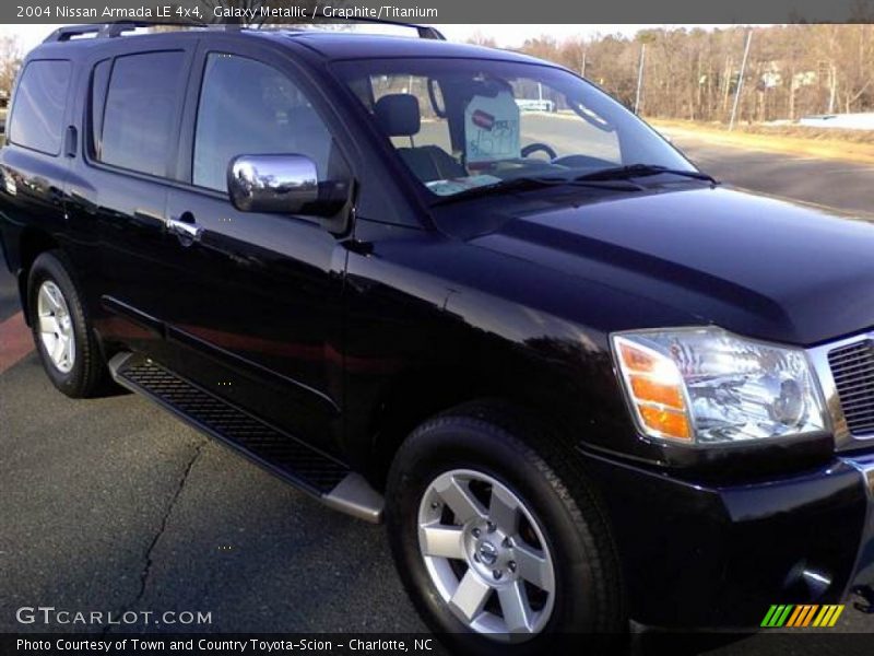 Galaxy Metallic / Graphite/Titanium 2004 Nissan Armada LE 4x4
