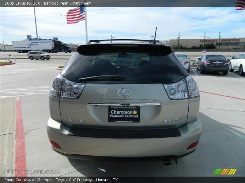 Bamboo Pearl / Parchment 2009 Lexus RX 350
