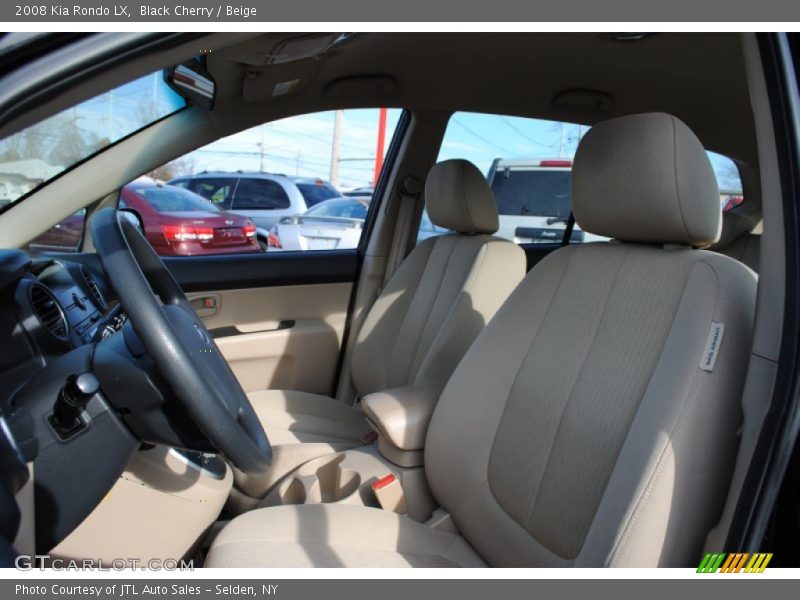 Black Cherry / Beige 2008 Kia Rondo LX