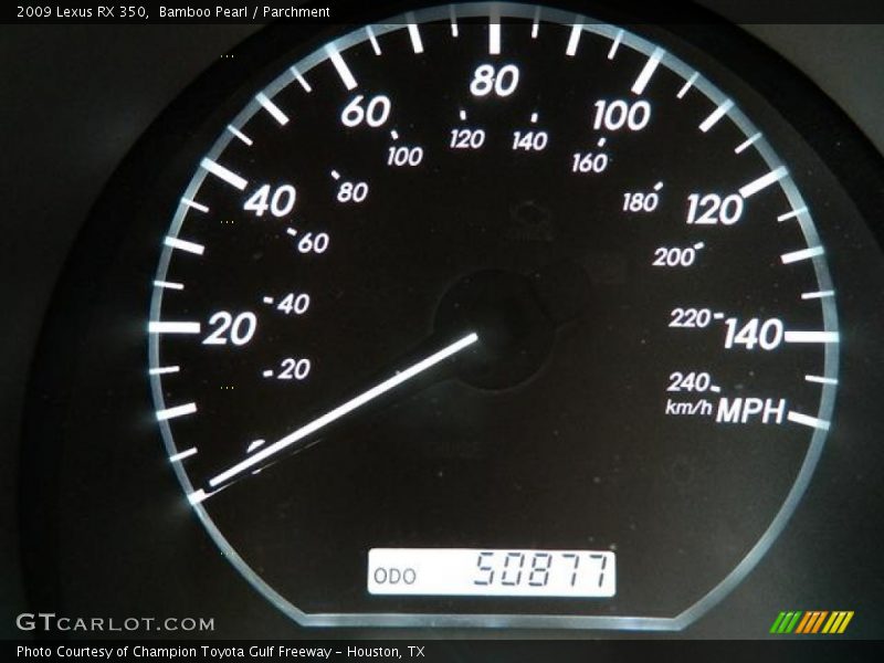 Bamboo Pearl / Parchment 2009 Lexus RX 350