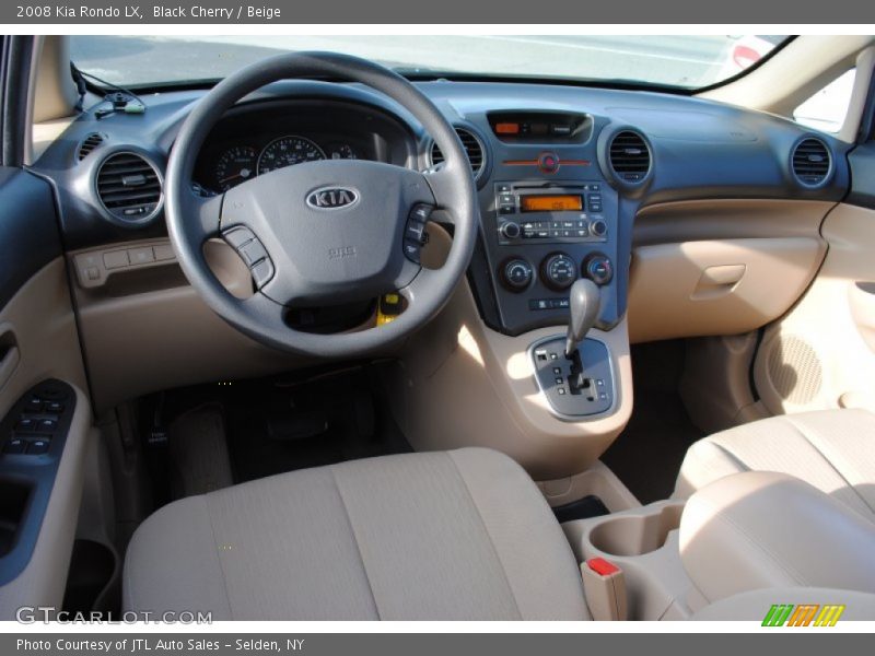 Black Cherry / Beige 2008 Kia Rondo LX