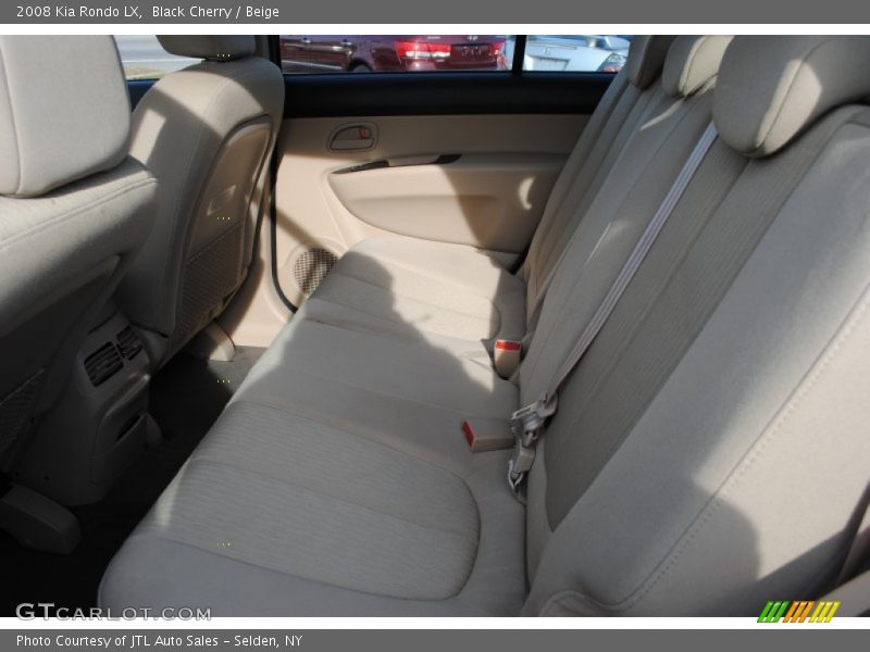 Black Cherry / Beige 2008 Kia Rondo LX