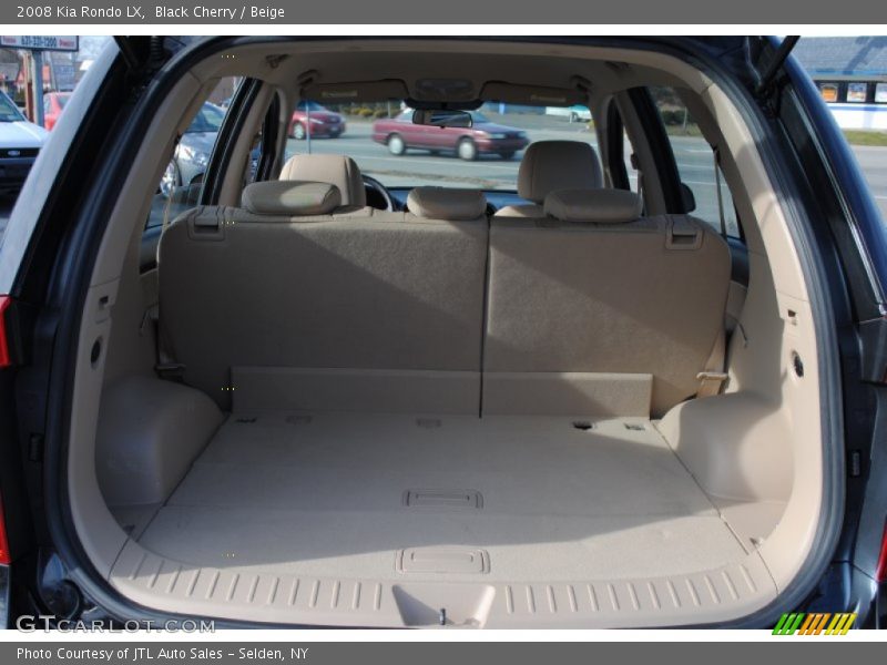 Black Cherry / Beige 2008 Kia Rondo LX
