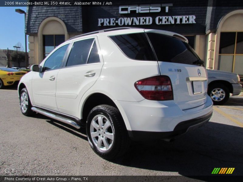 Alabaster White / Ash 2006 Mercedes-Benz ML 350 4Matic