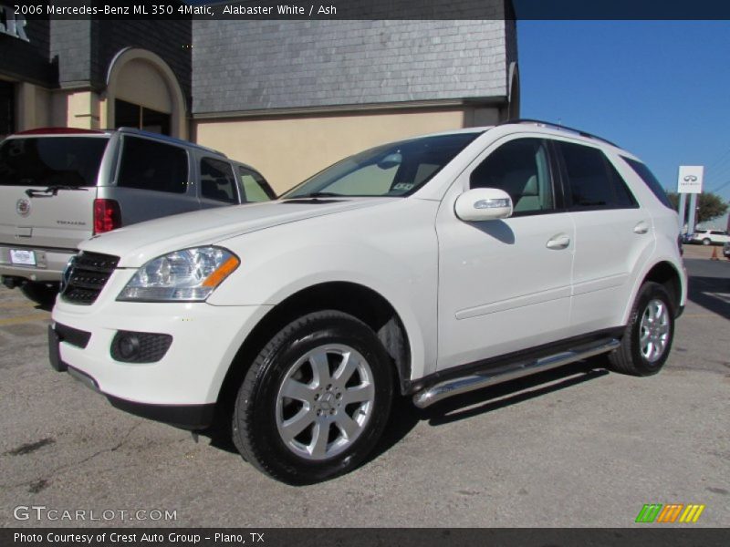 Alabaster White / Ash 2006 Mercedes-Benz ML 350 4Matic
