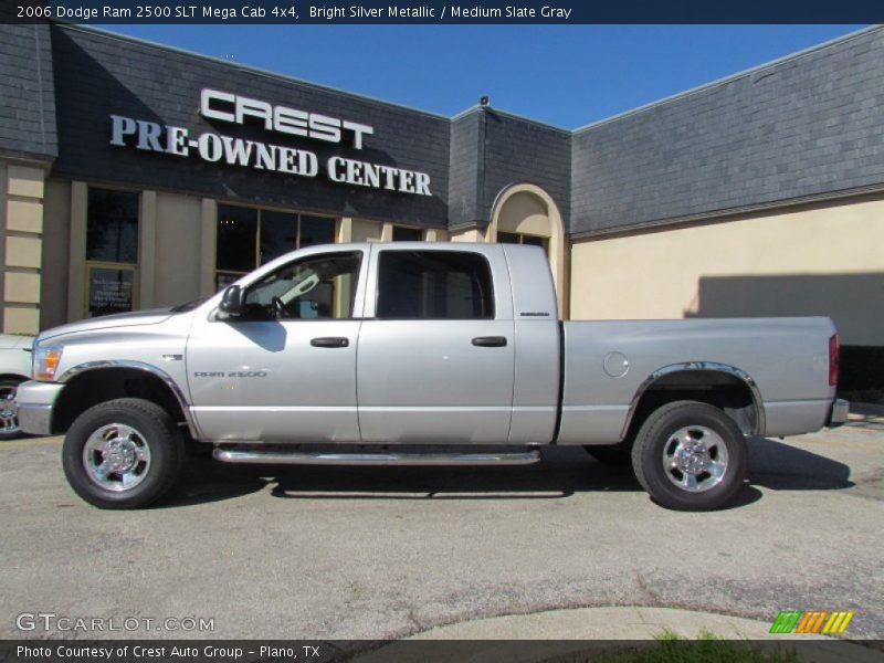 Bright Silver Metallic / Medium Slate Gray 2006 Dodge Ram 2500 SLT Mega Cab 4x4