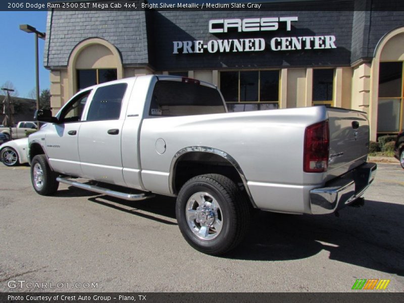 Bright Silver Metallic / Medium Slate Gray 2006 Dodge Ram 2500 SLT Mega Cab 4x4