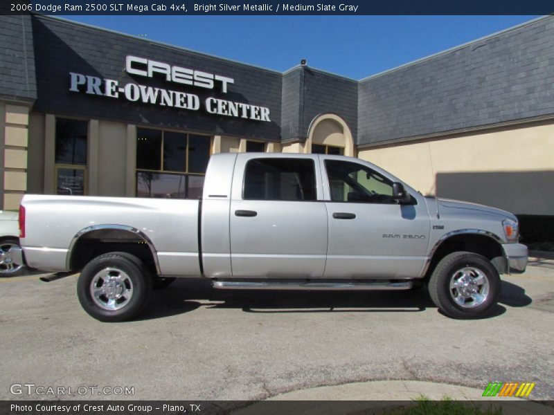 Bright Silver Metallic / Medium Slate Gray 2006 Dodge Ram 2500 SLT Mega Cab 4x4