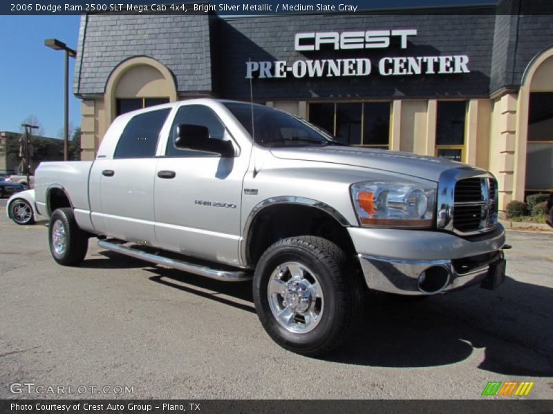 Bright Silver Metallic / Medium Slate Gray 2006 Dodge Ram 2500 SLT Mega Cab 4x4