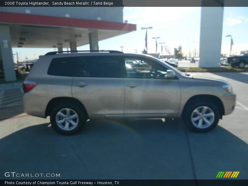 Sandy Beach Metallic / Sand Beige 2008 Toyota Highlander