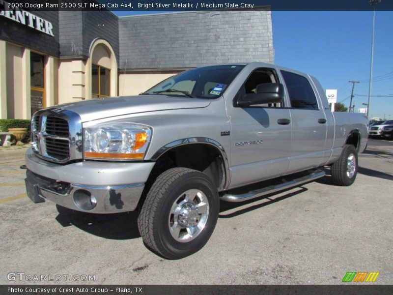 Bright Silver Metallic / Medium Slate Gray 2006 Dodge Ram 2500 SLT Mega Cab 4x4