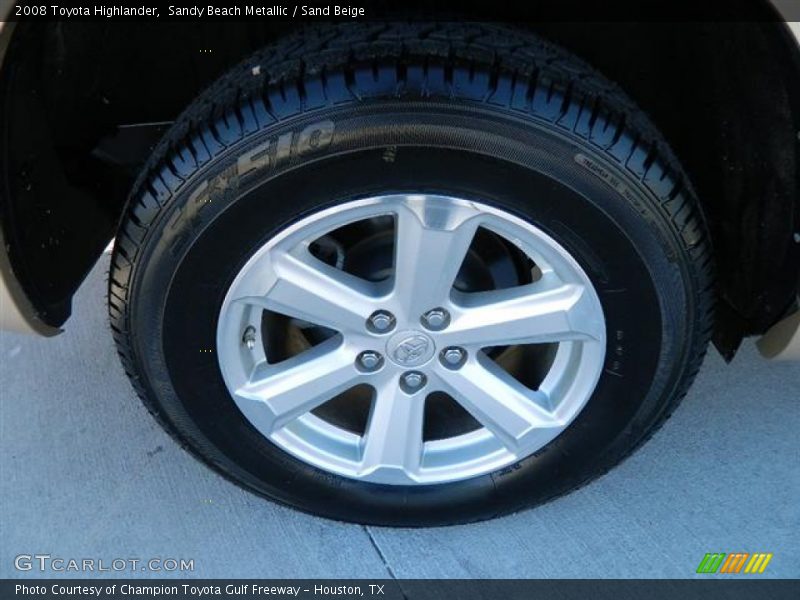 Sandy Beach Metallic / Sand Beige 2008 Toyota Highlander