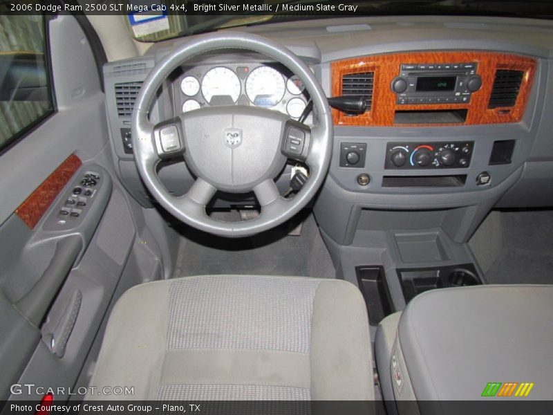 Bright Silver Metallic / Medium Slate Gray 2006 Dodge Ram 2500 SLT Mega Cab 4x4