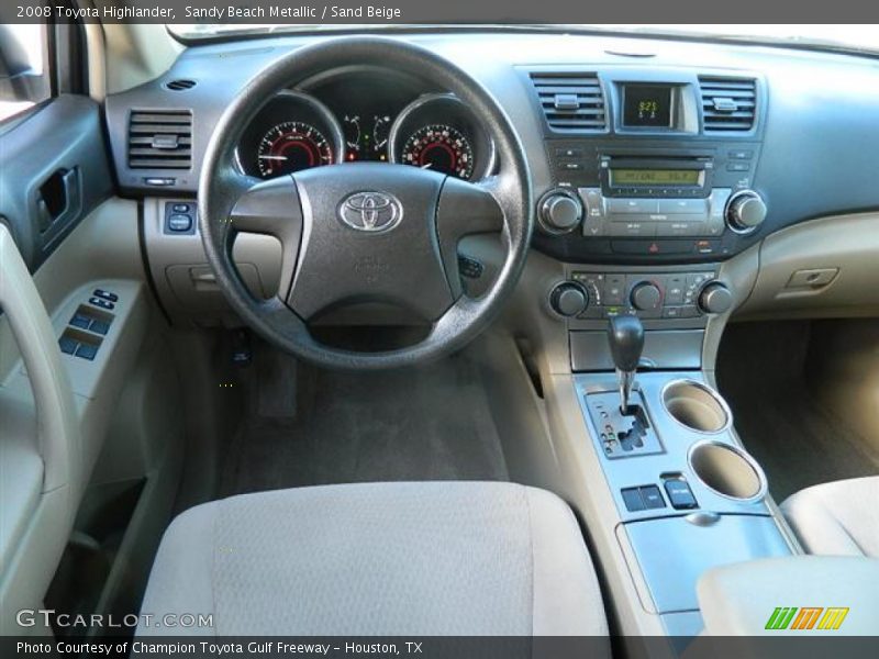 Sandy Beach Metallic / Sand Beige 2008 Toyota Highlander