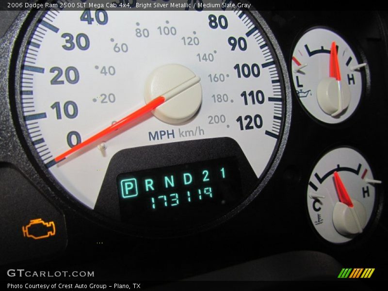 Bright Silver Metallic / Medium Slate Gray 2006 Dodge Ram 2500 SLT Mega Cab 4x4