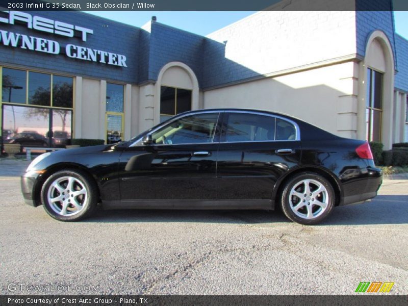 Black Obsidian / Willow 2003 Infiniti G 35 Sedan