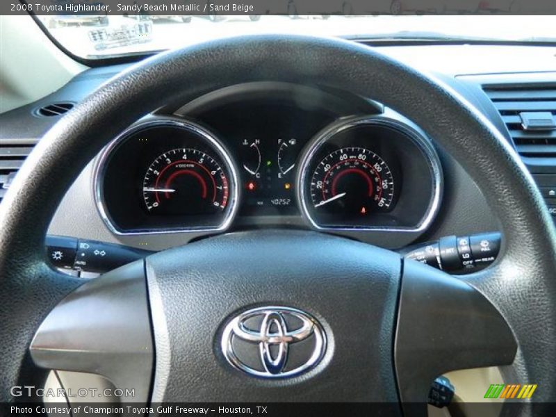 Sandy Beach Metallic / Sand Beige 2008 Toyota Highlander