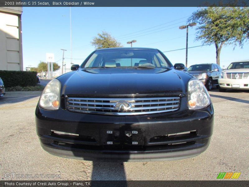 Black Obsidian / Willow 2003 Infiniti G 35 Sedan