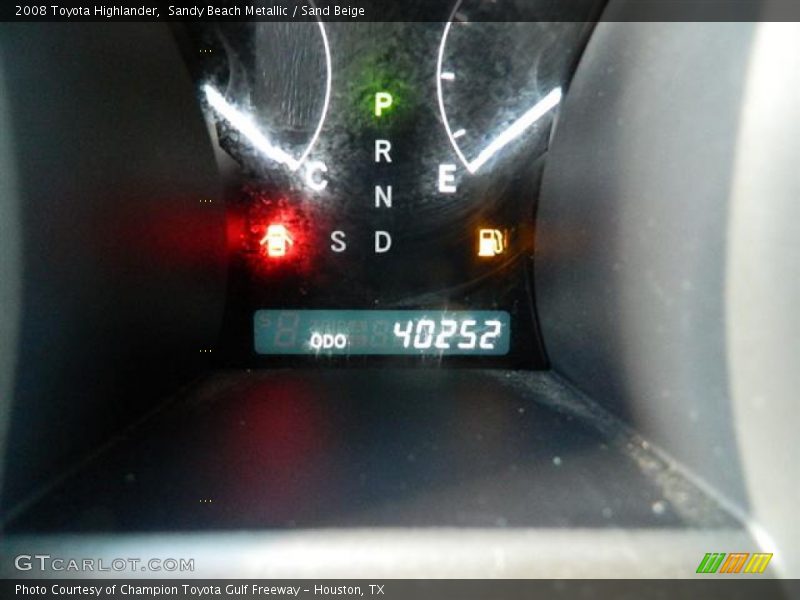 Sandy Beach Metallic / Sand Beige 2008 Toyota Highlander