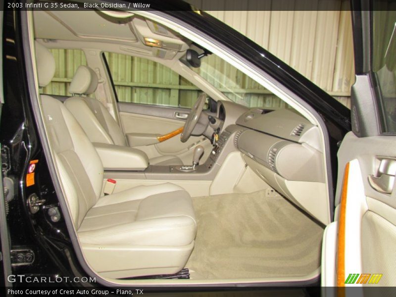 Black Obsidian / Willow 2003 Infiniti G 35 Sedan