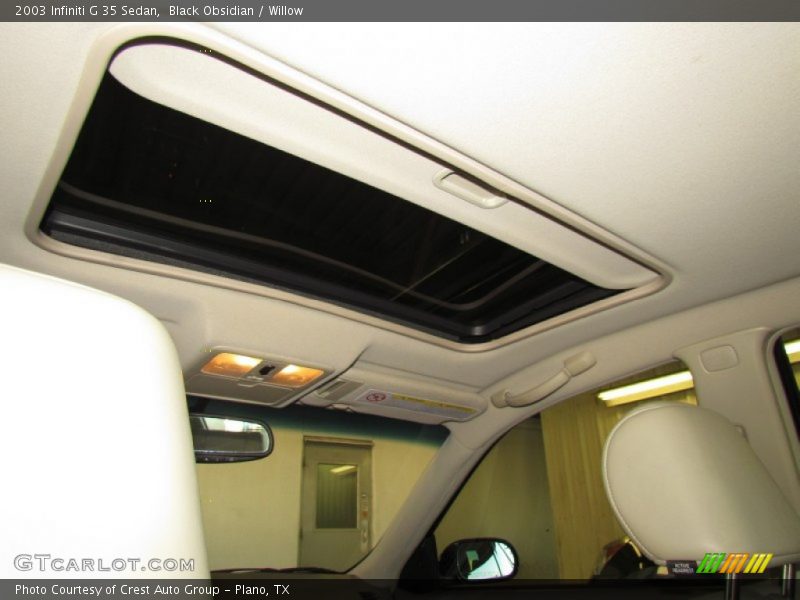 Black Obsidian / Willow 2003 Infiniti G 35 Sedan
