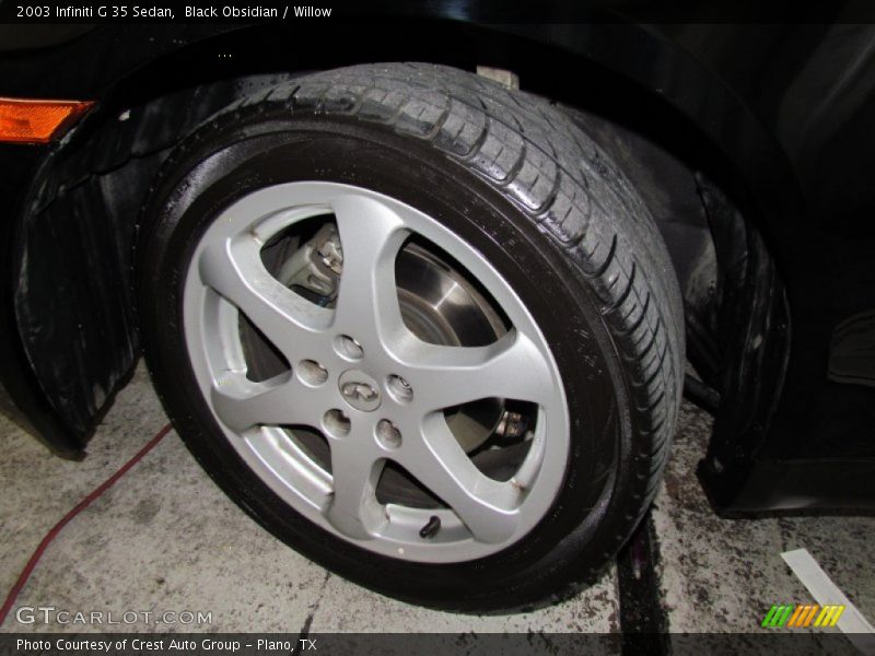 Black Obsidian / Willow 2003 Infiniti G 35 Sedan