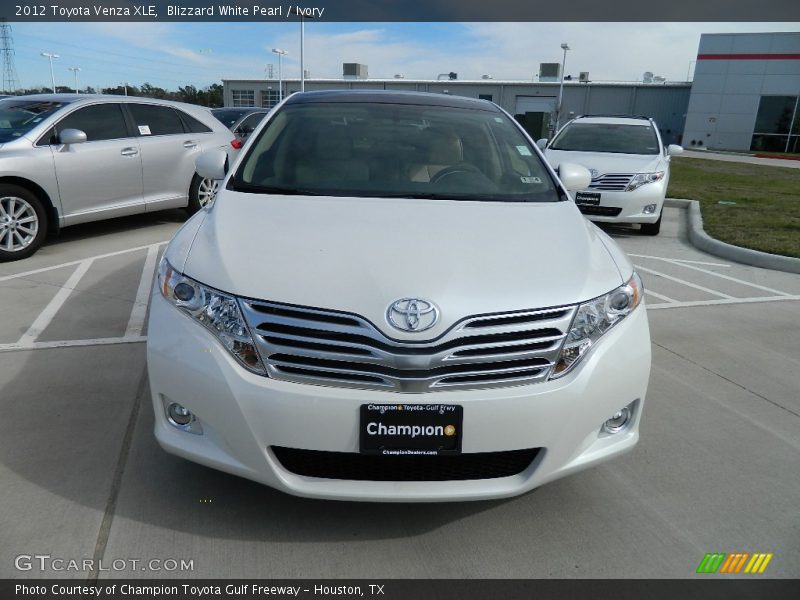 Blizzard White Pearl / Ivory 2012 Toyota Venza XLE