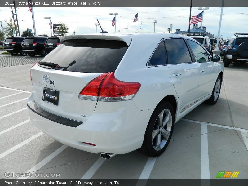 Blizzard White Pearl / Ivory 2012 Toyota Venza XLE