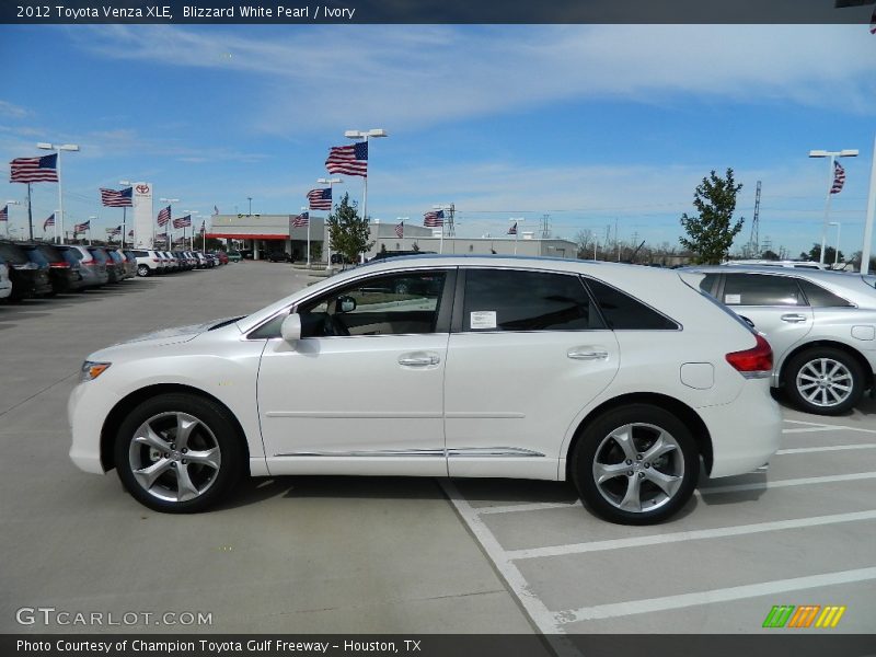  2012 Venza XLE Blizzard White Pearl