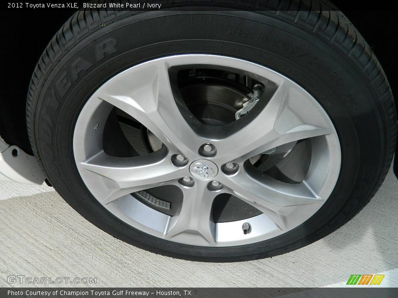  2012 Venza XLE Wheel