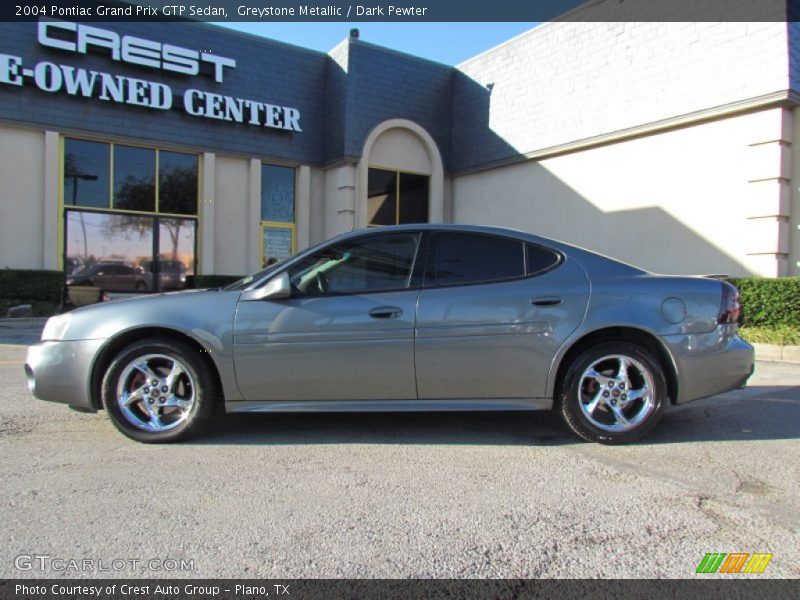 Greystone Metallic / Dark Pewter 2004 Pontiac Grand Prix GTP Sedan