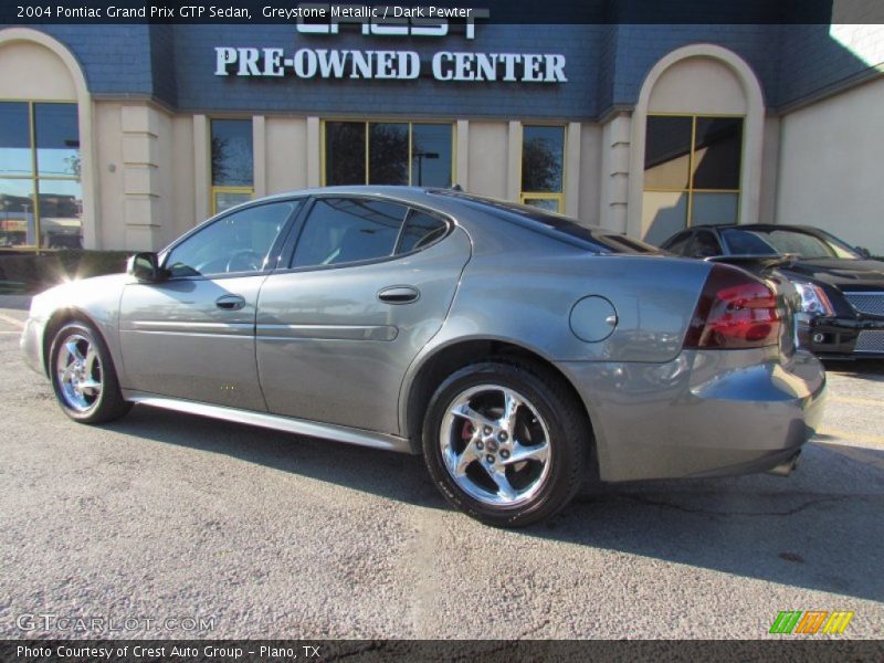 Greystone Metallic / Dark Pewter 2004 Pontiac Grand Prix GTP Sedan