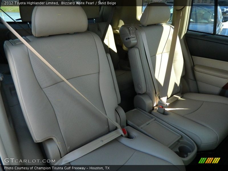 Blizzard White Pearl / Sand Beige 2012 Toyota Highlander Limited