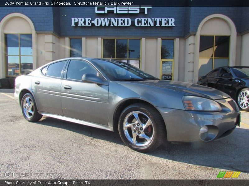 Greystone Metallic / Dark Pewter 2004 Pontiac Grand Prix GTP Sedan