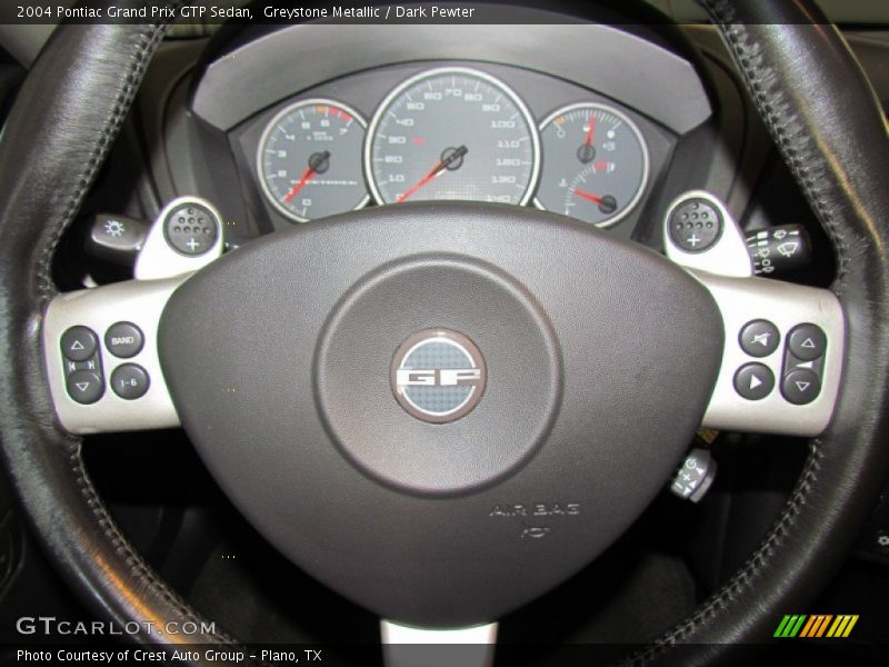 Greystone Metallic / Dark Pewter 2004 Pontiac Grand Prix GTP Sedan