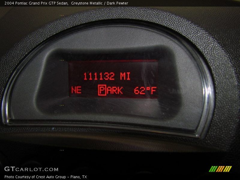 Greystone Metallic / Dark Pewter 2004 Pontiac Grand Prix GTP Sedan