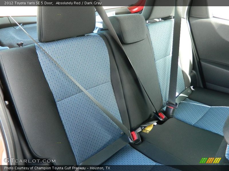 Absolutely Red / Dark Gray 2012 Toyota Yaris SE 5 Door