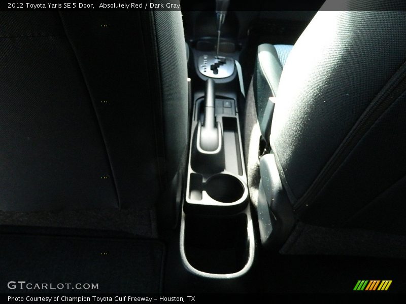 Absolutely Red / Dark Gray 2012 Toyota Yaris SE 5 Door