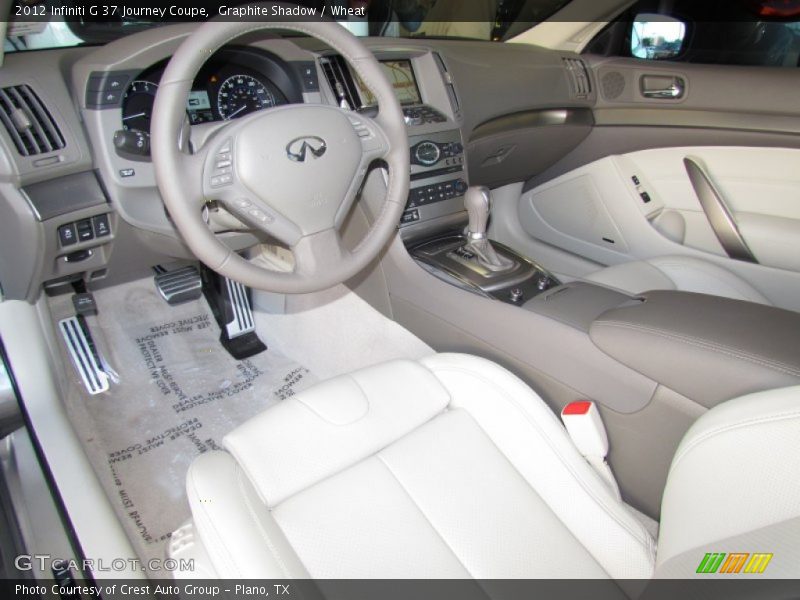  2012 G 37 Journey Coupe Wheat Interior