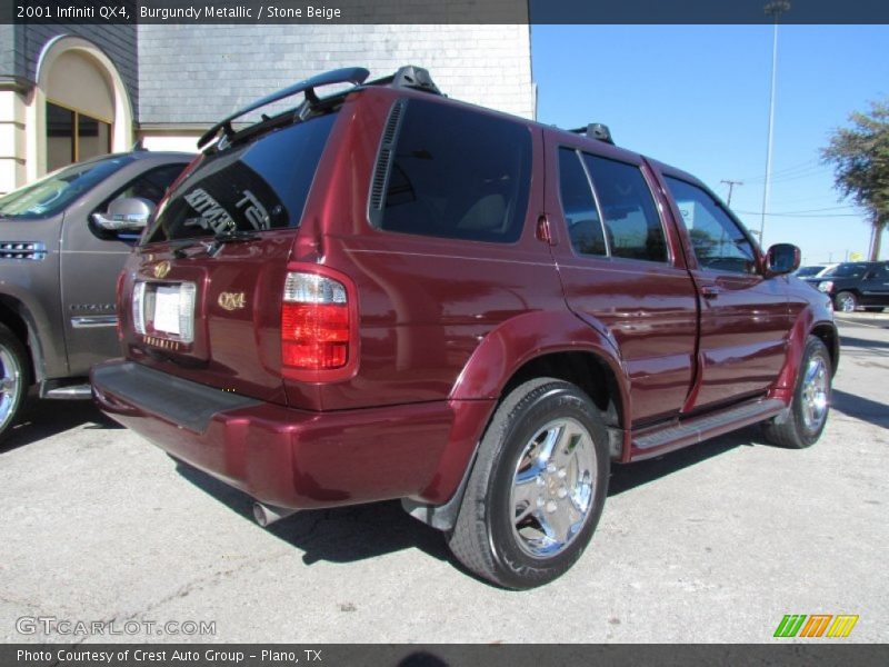 Burgundy Metallic / Stone Beige 2001 Infiniti QX4
