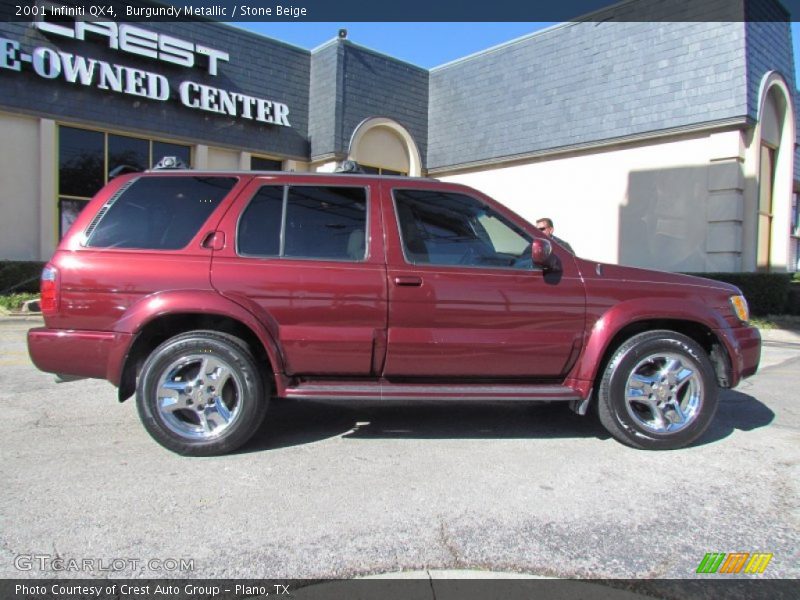 Burgundy Metallic / Stone Beige 2001 Infiniti QX4