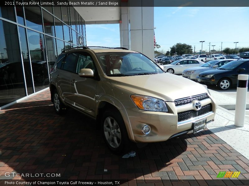 Sandy Beach Metallic / Sand Beige 2011 Toyota RAV4 Limited