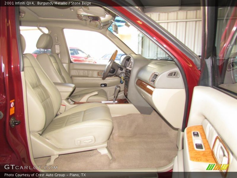 Burgundy Metallic / Stone Beige 2001 Infiniti QX4
